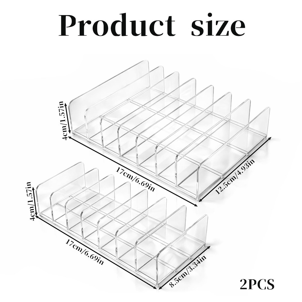 14 Slots CD Holder, Universal Multi Device Organizer Dock, Clear Acrylic /CD ...
