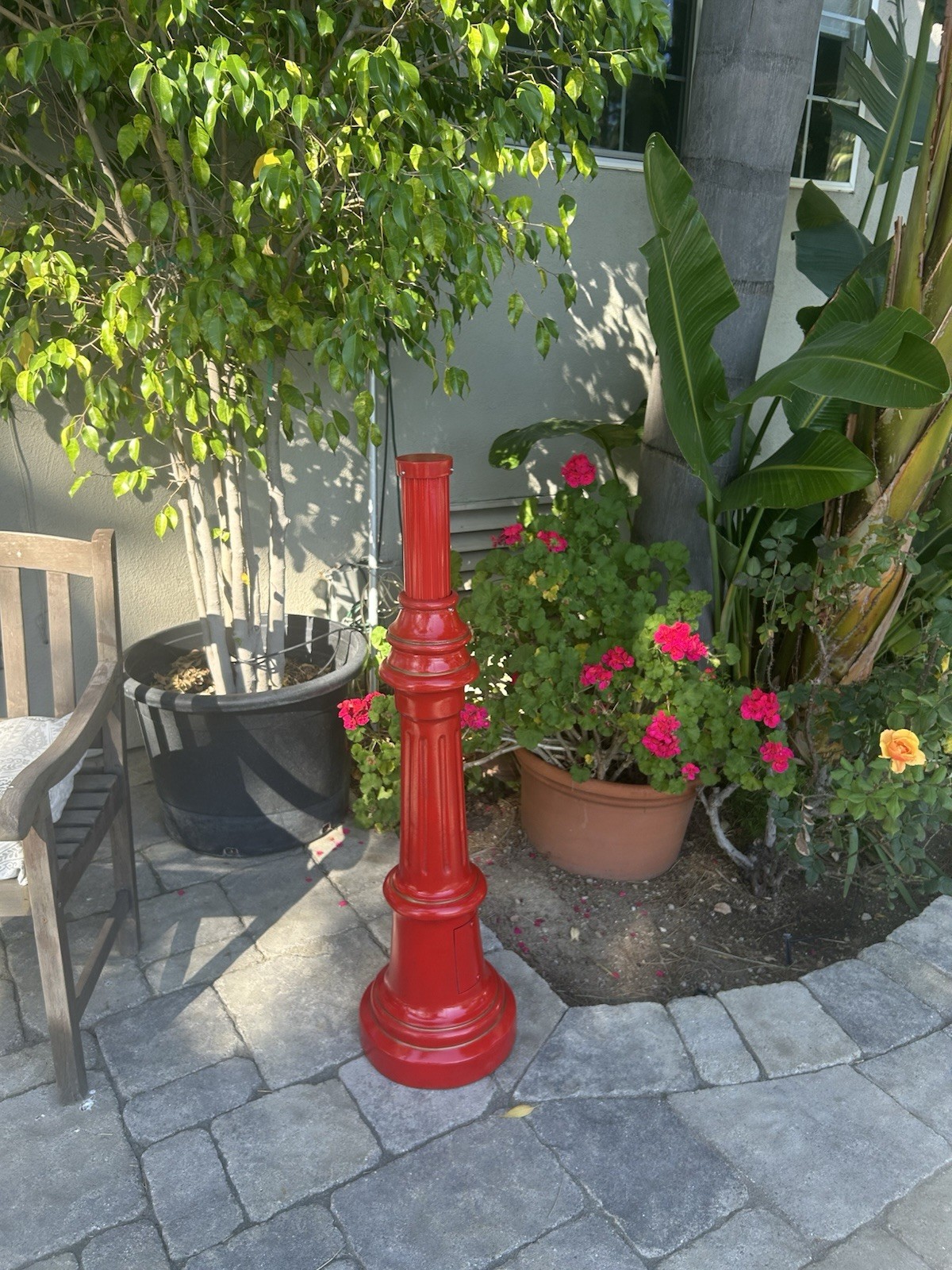 Gamewell Post Pedestal for mounting Fire Alarm Callbox