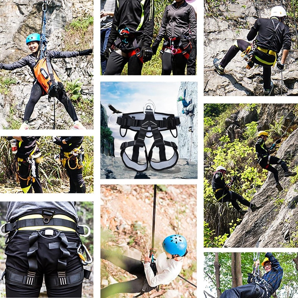 Tree Climbing Gear，Tree Climbing Spikes, Tree Climbing Gear with Adjustable C...