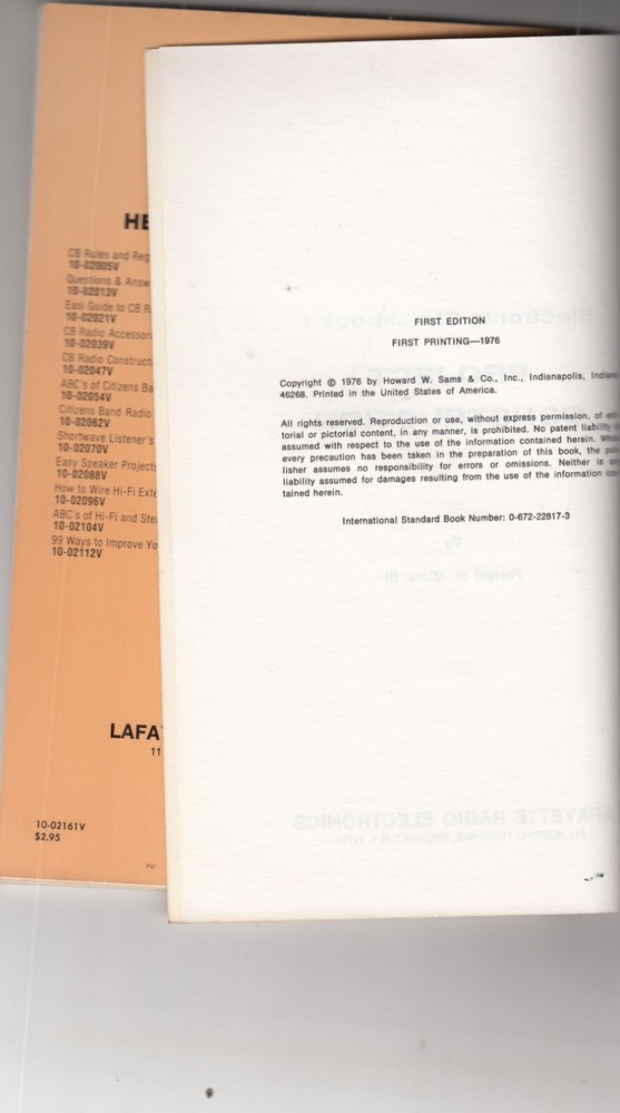 LAFAYETTE ELECTRONIC CIRCUITBOOK 1 - PROJECT CONSTRUCTION