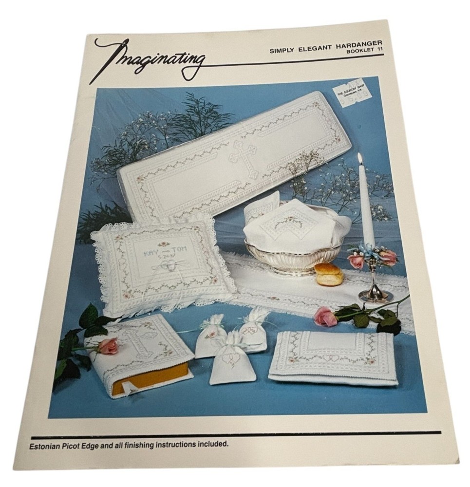 Imaginating Simply Elegant Hardanger Booklet 11 Wedding Embroidery Pattern Guide