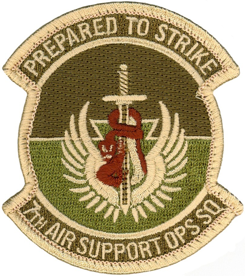 USAF 7th AIR SUPPORT OPERATIONS SQUADRON PATCH - OCP