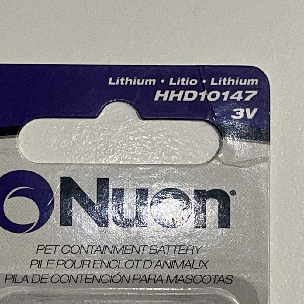 nuon HHD10147 3v pet collar battery