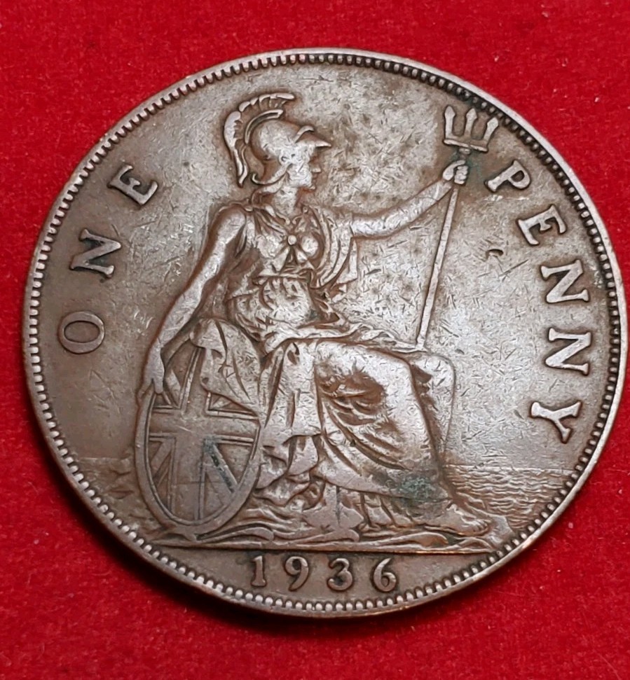 ☆1936 Great Britain Penny ☆