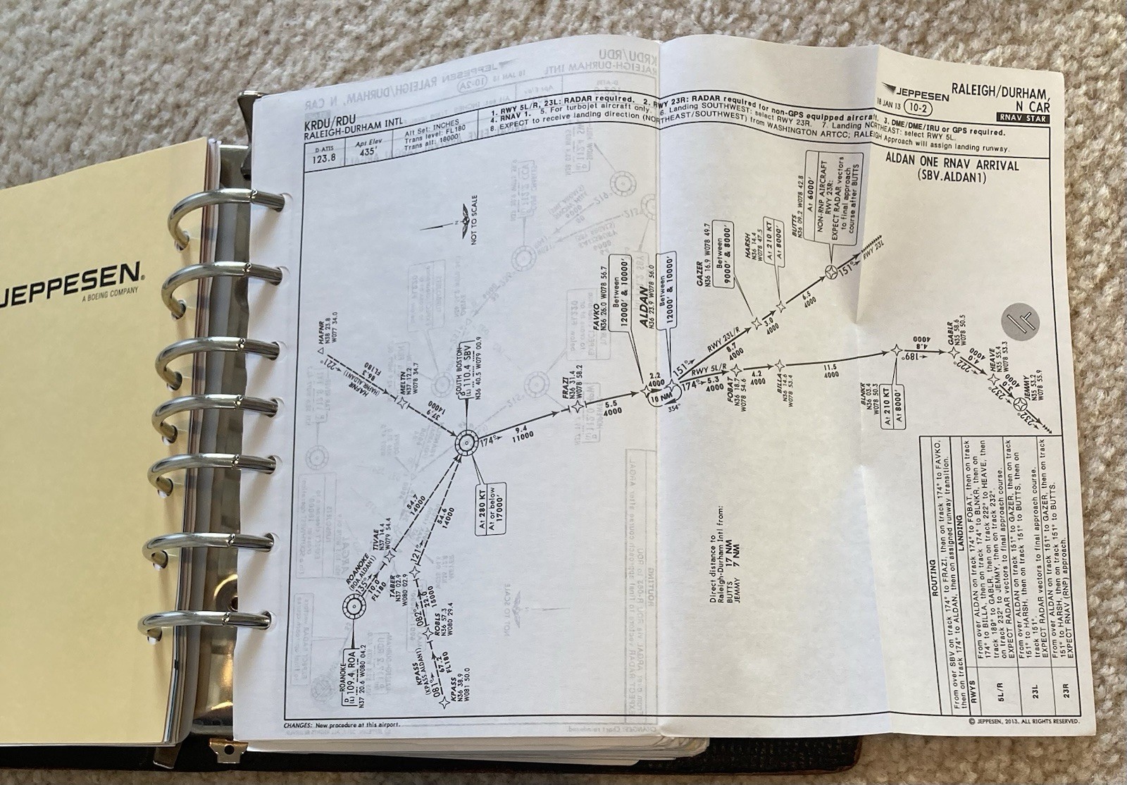 Jeppesen Aviation Vintage UNITED STATES Airway Manual Services 3 Pilot Binders