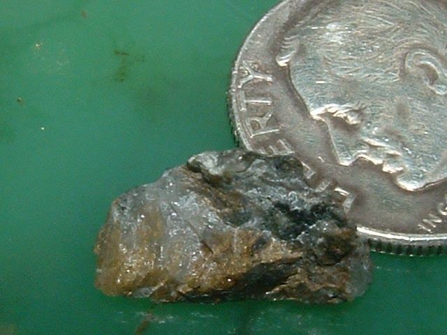 GOLD QUARTZ SPECIMEN .41 GRAM GOLD IN MATRIX COLORADO