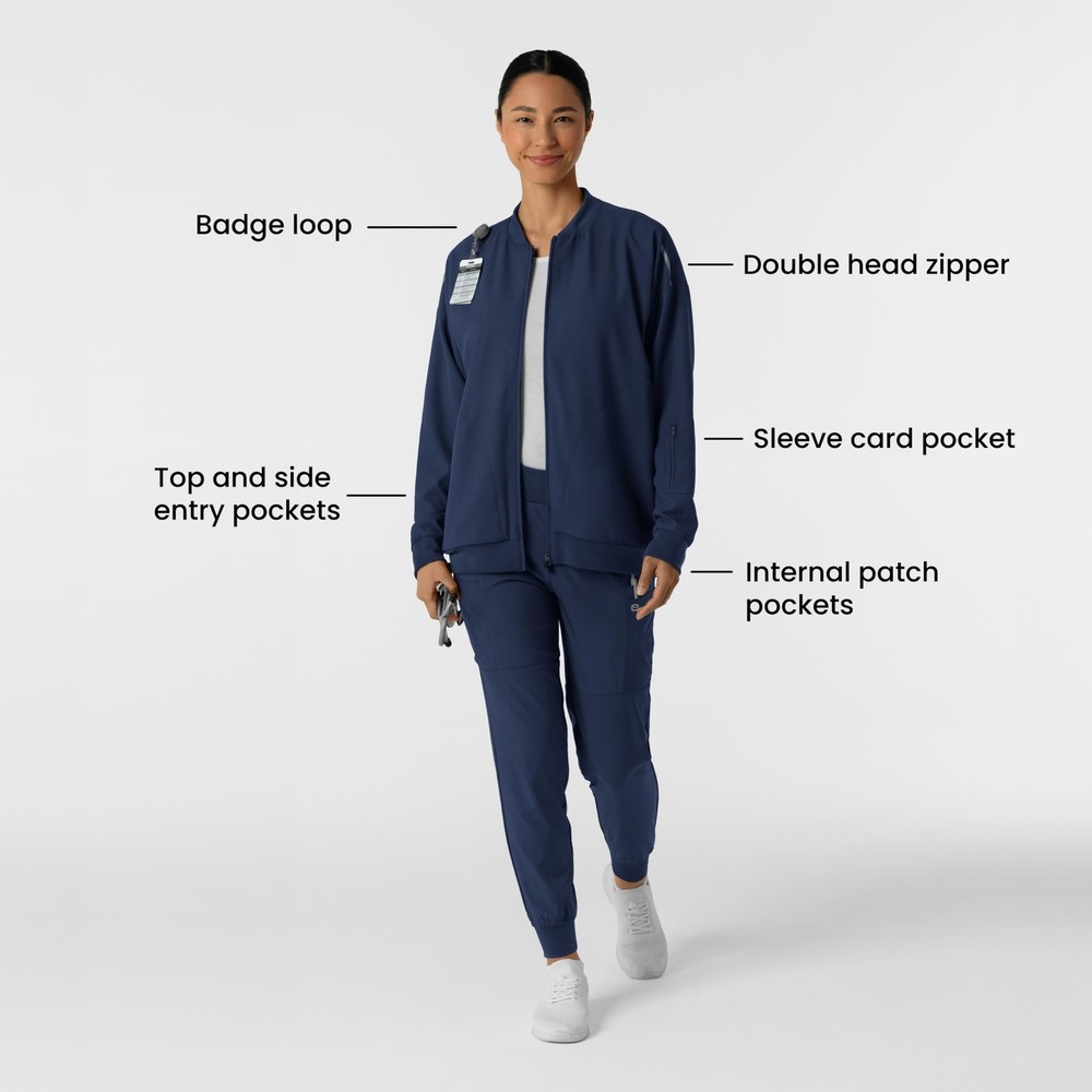 Wink Women's Jacket Small Navy