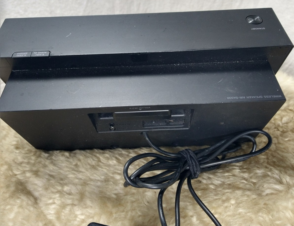 SONY DOCKING SPEAKER SYSTEM MODEL AIR-SA17Ti BLACK - GOOD CONDITION.