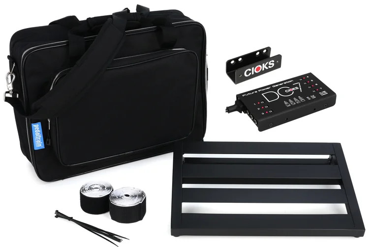 Pedaltrain Compact Gigging Pedalboard Kit with Truetone Power & EBS Premium