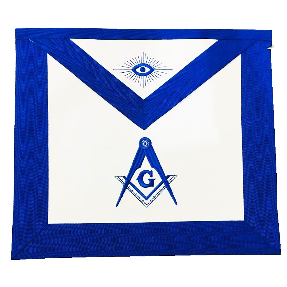 Masonic Regalia Blue Lodge Master Mason Embroidered Masonic Apron