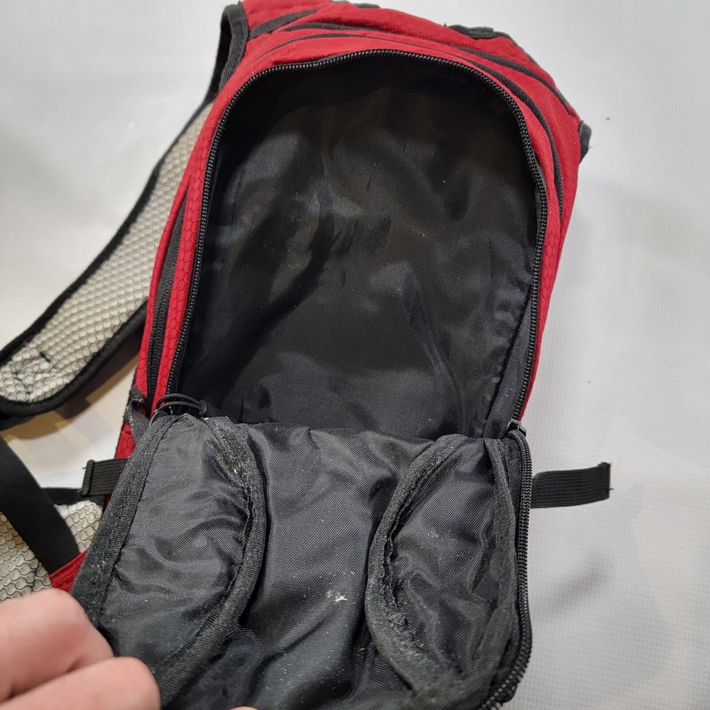 Ful Hydration Backpack Red Black Hiking Pack No Bladder Outdoor