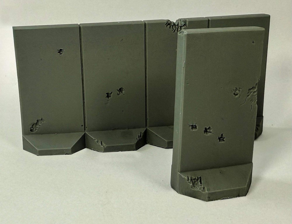 28mm Blast Walls, Distressed - 28MSCE025