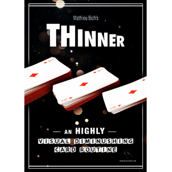 THINNER CARDS + BOX SHRINKING DIMINISHING DECK MAGIC TRICK ORIGINAL MATHIEU BICH
