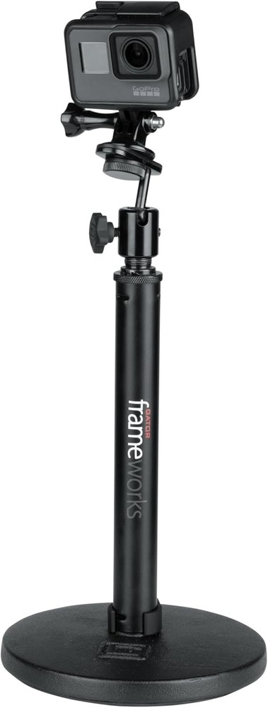 Gator Frameworks Camera Mount Mic Stand Adapter with Ball-and-Socket Black