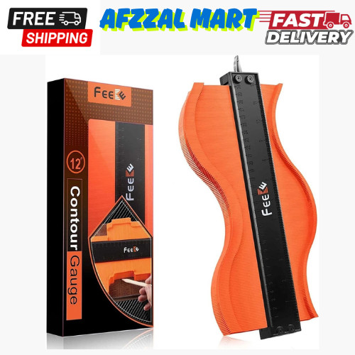 Contour Gauge (12 Inch) with Lock Profile Tool, Super Contour Duplicator Men Gif