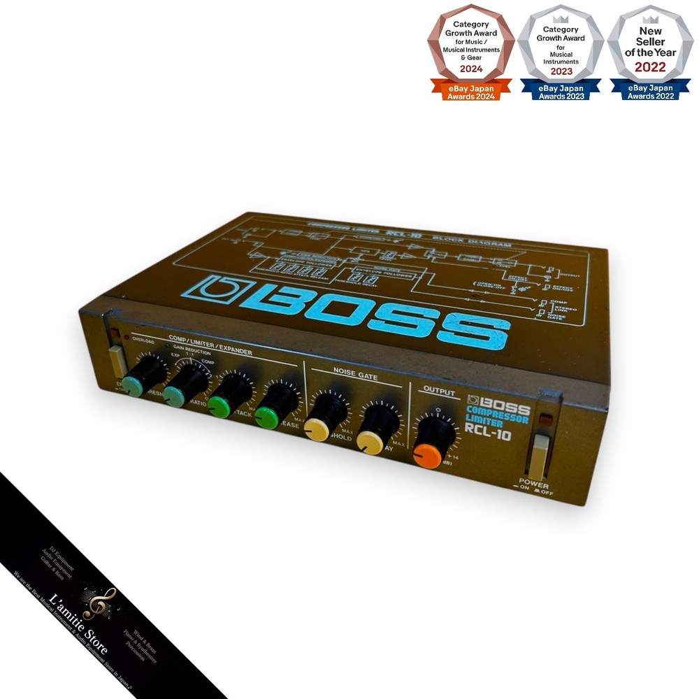 BOSS RCL-10 Micro Rack Compressor Limiter Guitar Effects Processor RCL10 Tested