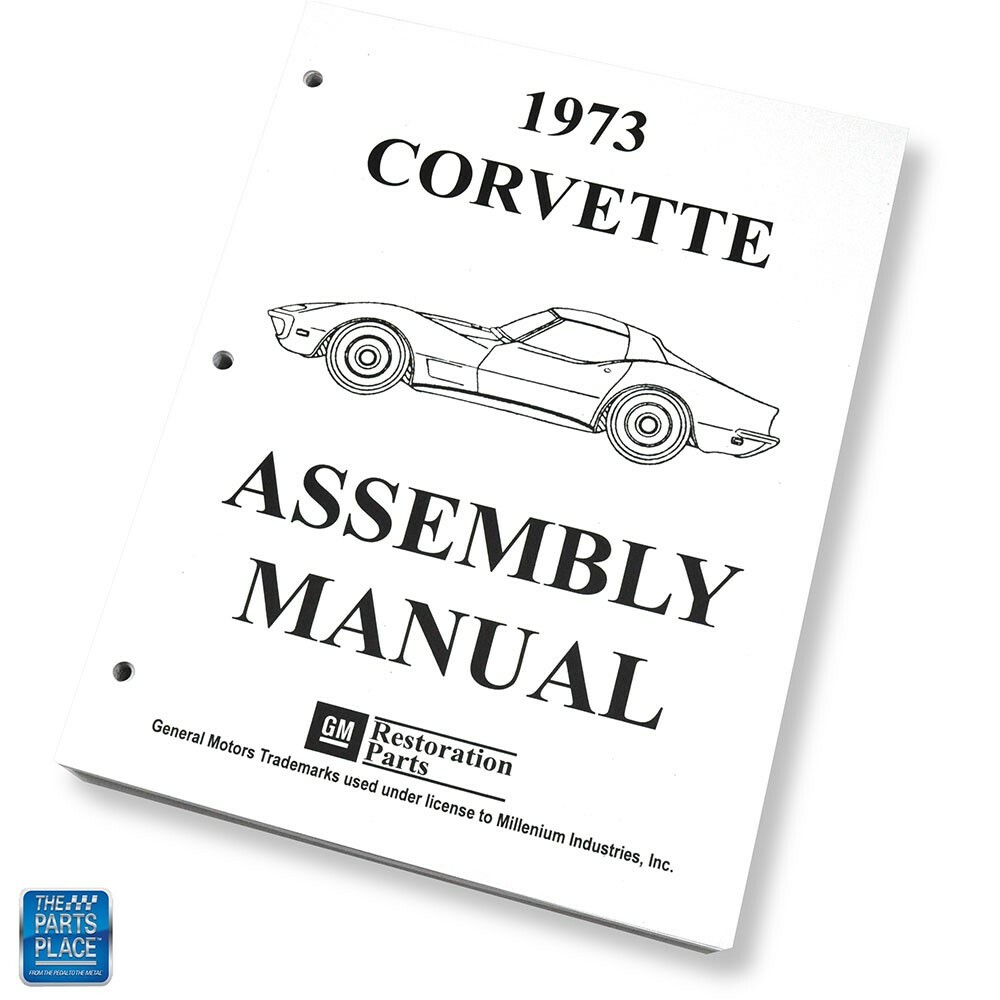 1973 Corvette Factory GM Assembly Manual Each