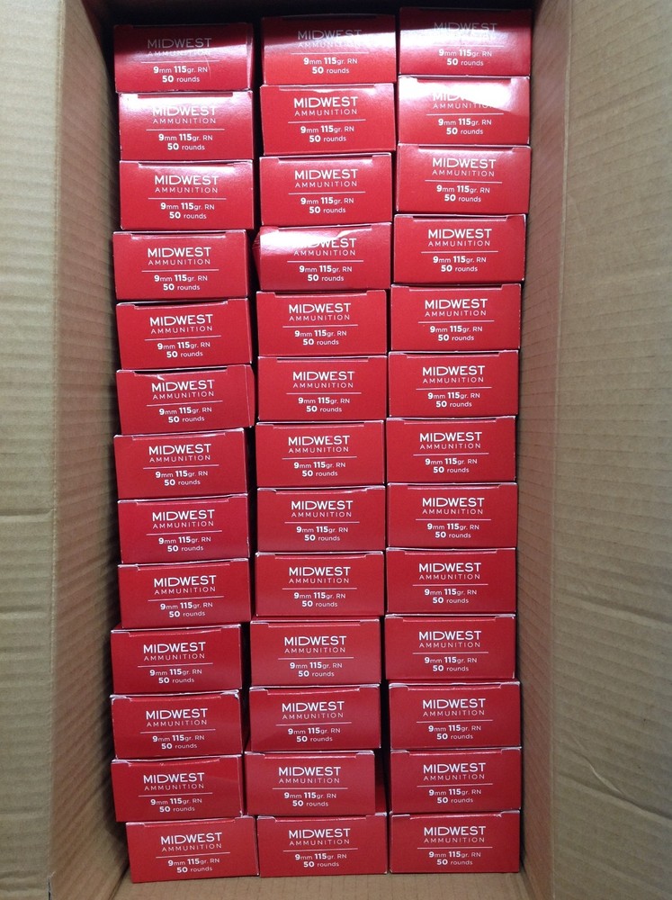 9mm used empty midwest ammo boxes with trays