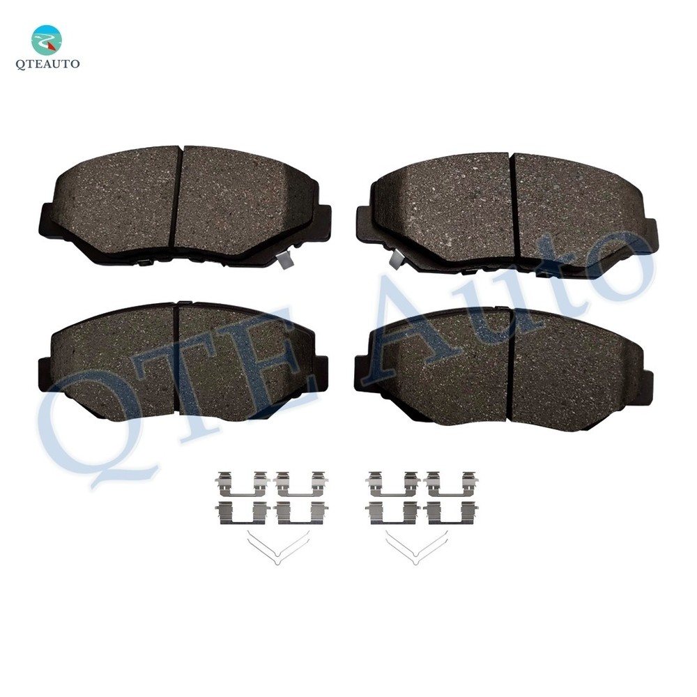 Front Ceramic Brake Pad Kit For 2013-2015 Acura ILX Base
