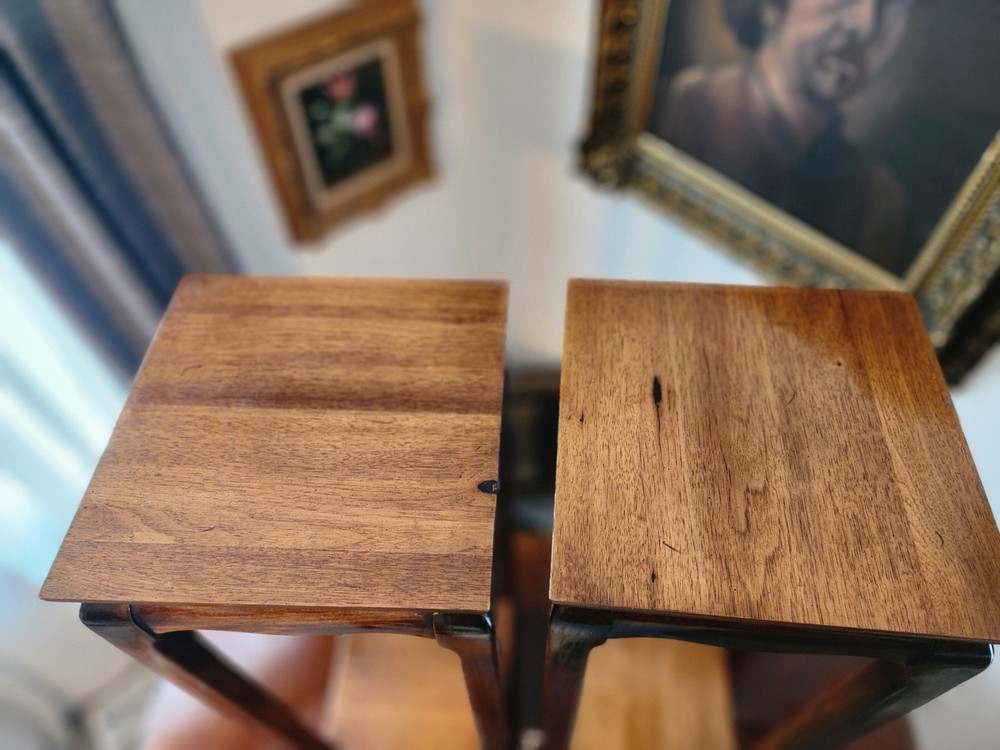 LANE MCM PEDESTALS (PAIR)