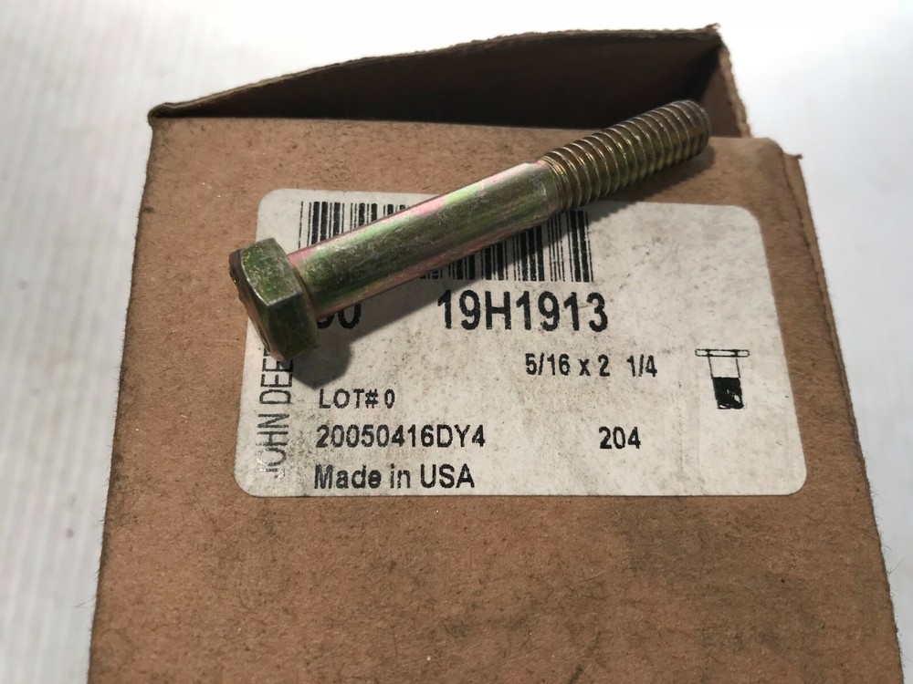19H1913  GENUINE John Deere  CAP SCREW BOLT