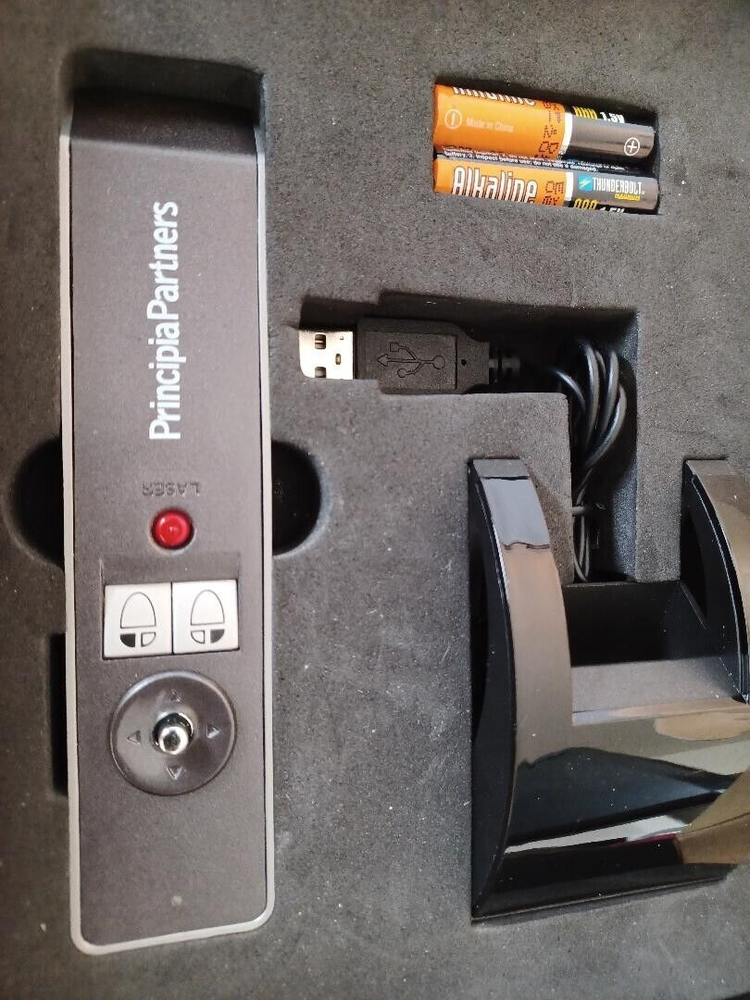 Leed's IR Laser Presenter Pointer - Mouse Control USB Base Manual CD Drivers VGC