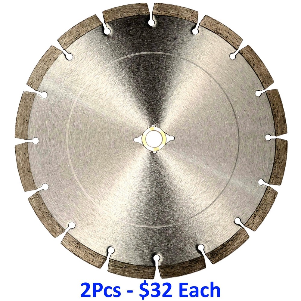 10" Segmented  Diamond Saw Blade [2 pack]