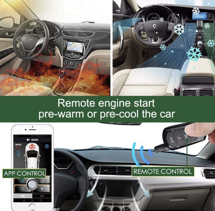Universal Car Remote Starter Keyless Entry Open Box