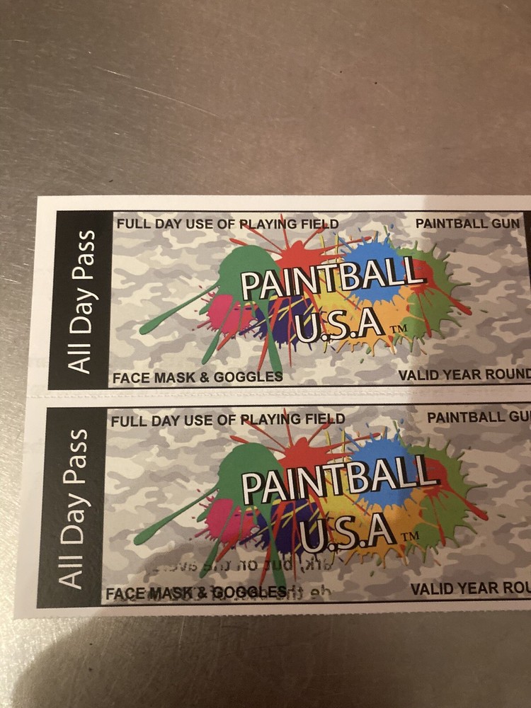 Paintball Tickets