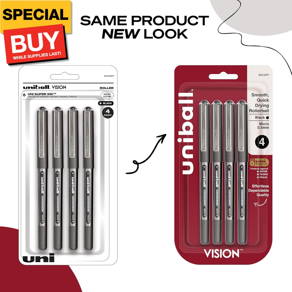 Sanford Vision Rollerball Pens (SAN60016PP)