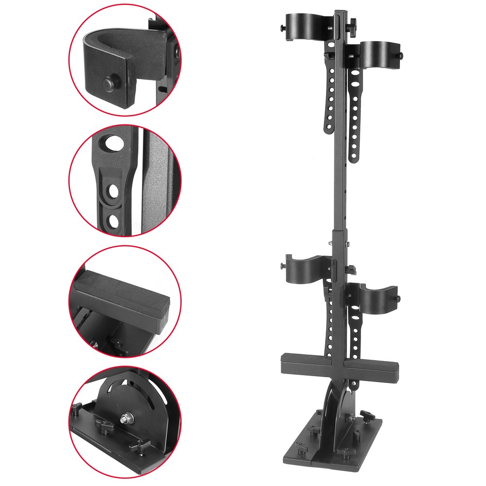 UTV Tool Rack Holder Floor Mount Tool Rack Mount for ATV Ranger Can Am General