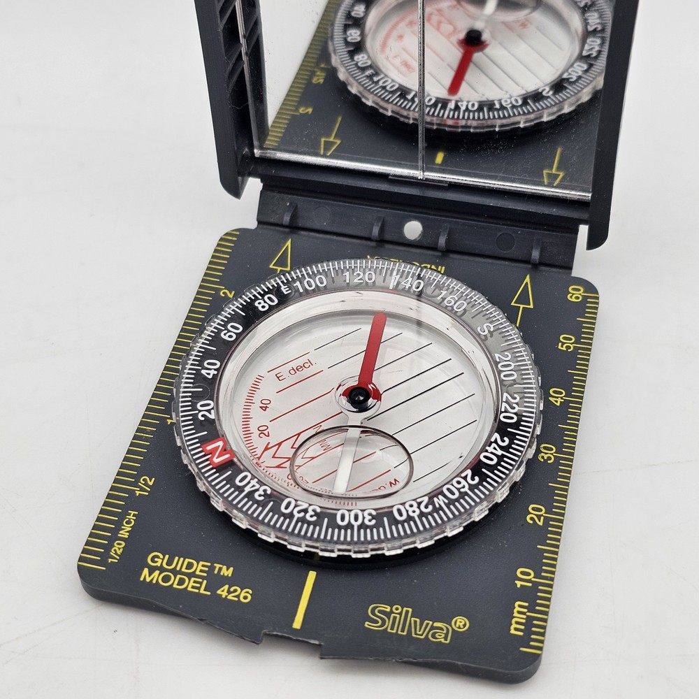 SILVA GUIDE Model 426 Outdoor Series Compass & Mirror Hiking Tool