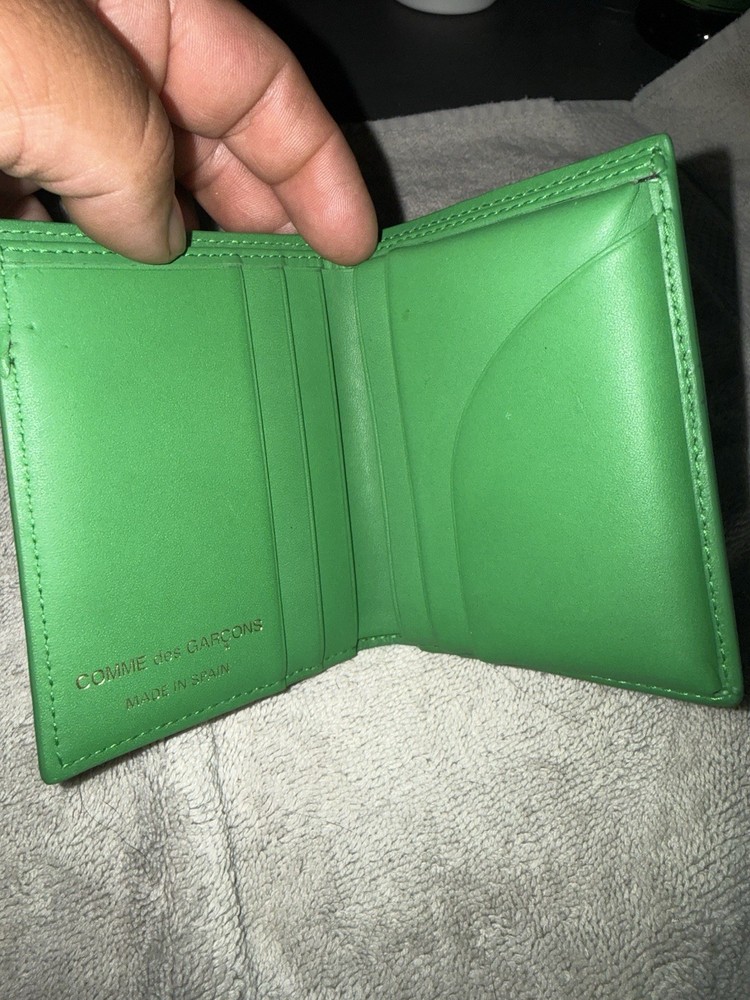Comme Des Garçons Wallet embossed leather wallet