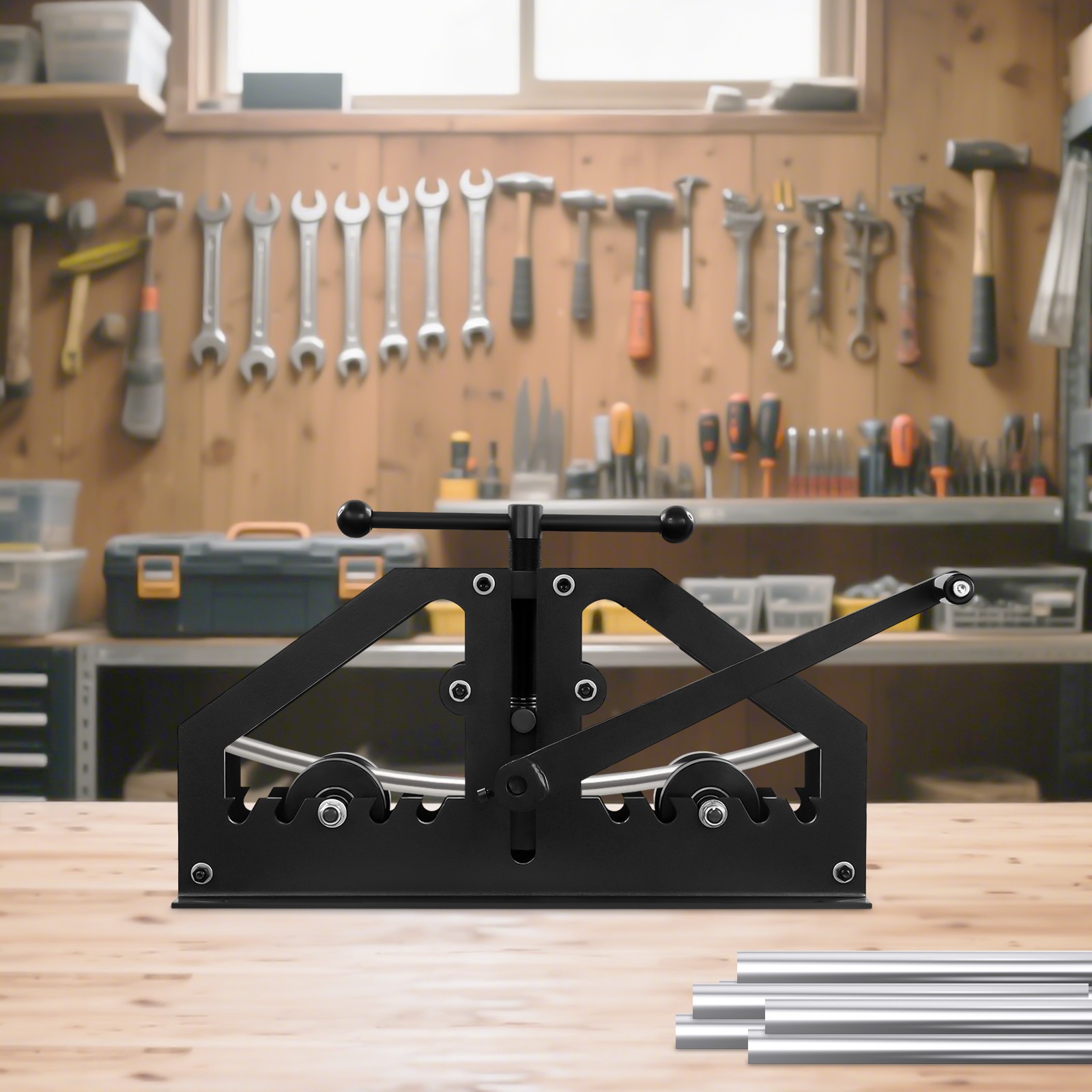 US Heavy Duty TR-60 Round Tube Roller Industrial Portable Tube Roll Bender NEW