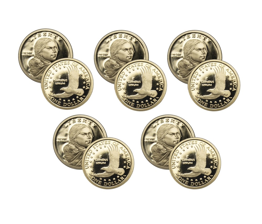 Proof Sacagawea Dollar Mixed coin lot - 5 different dates