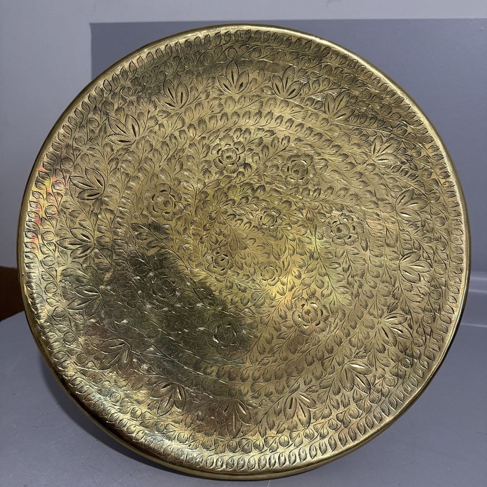 Middle Eastern Antique Brass Foot Warmer Stool