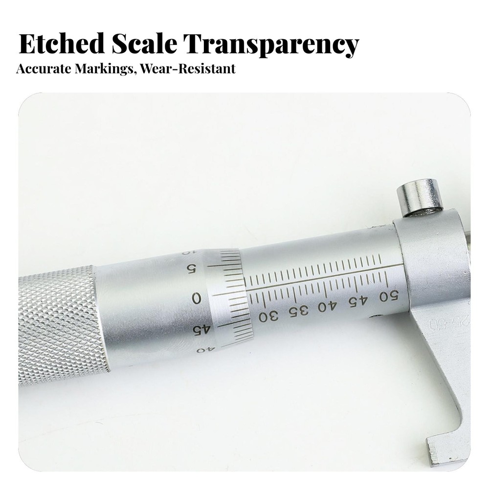 Professional Inside Micrometer Caliper Gauge 25-50mm For Measuring Tool