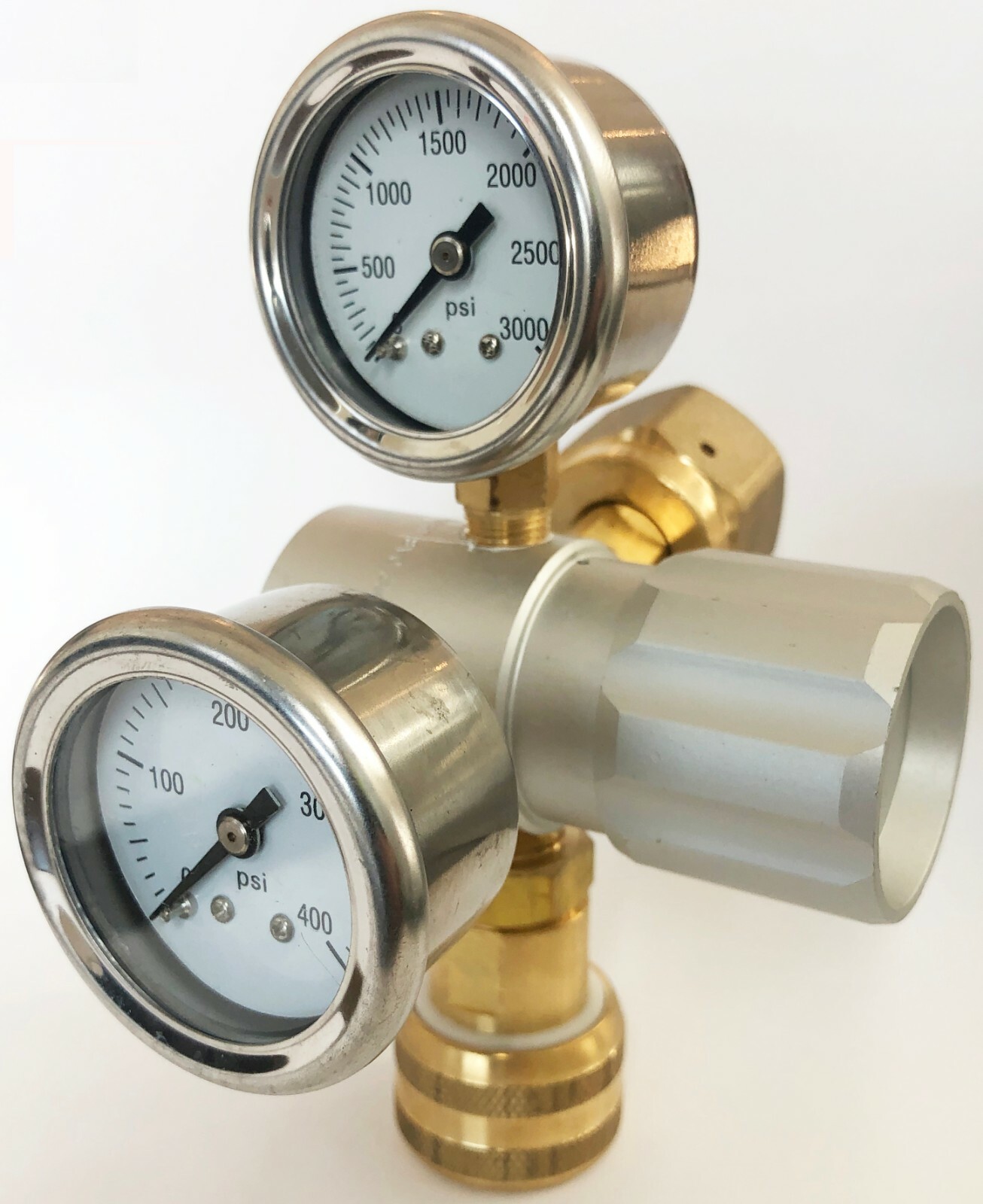 10lb CO2 Cylinder with Handle and Adjustable 250PSI Regulator for Offroad Tires