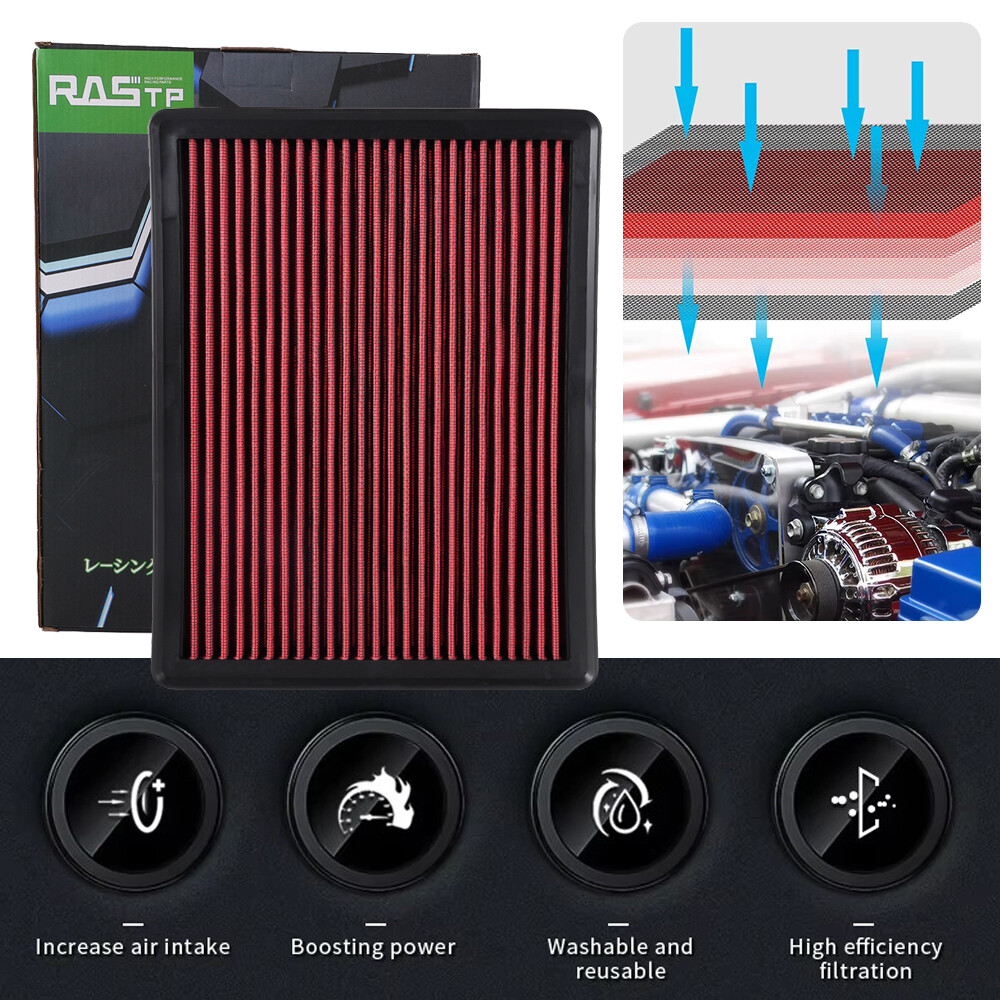 33-2129 For 1999-2018 Silverado Sierra 1500 5.3L Drop In Engine Air Filter