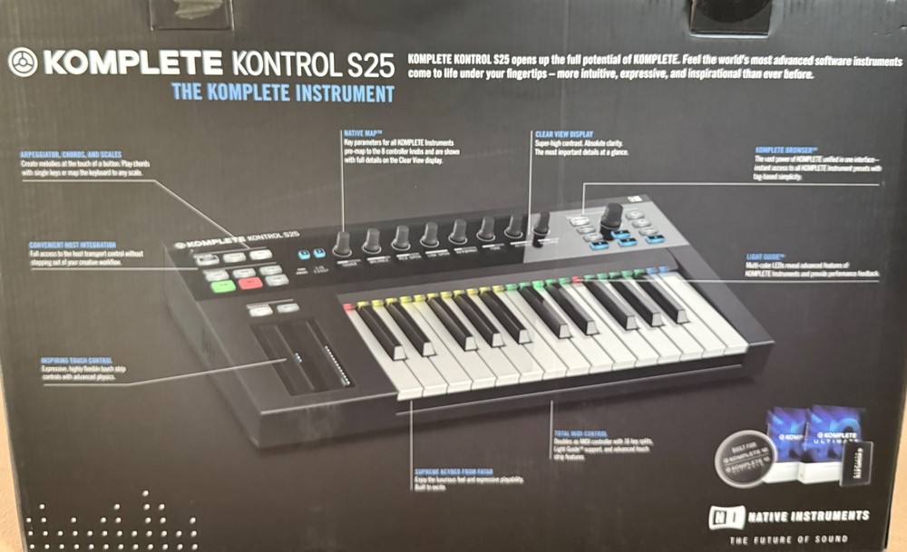 Native Instruments Komplete Kontrol S25 Mk1 - Software Transfer Available