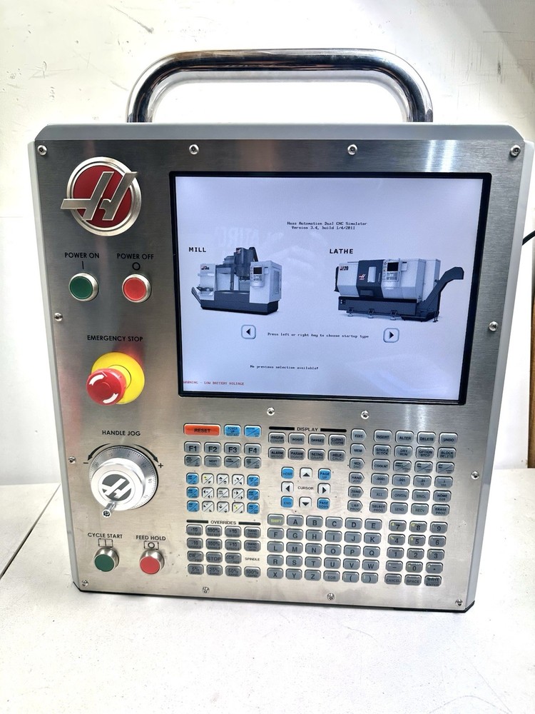 HAAS CSMD Mill Lathe Automation Control Simulator TESTED W Backup Software Batt.