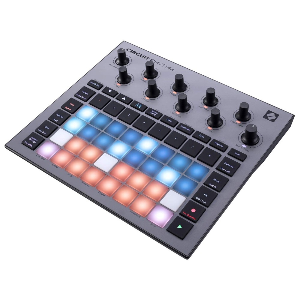 Novation Circuit Rhythm Beatmaking Sampler Groovebox Drum Machine Sequencer