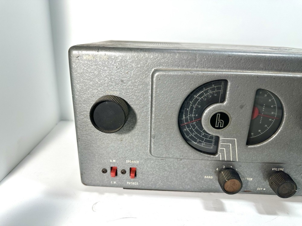 Hallicrafters Shortwave Radio Model S-38C Tested Working!