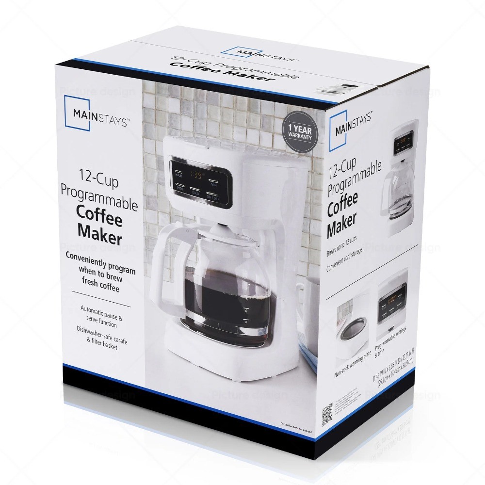 CM1449-UL Black 12-Cup Programmable Drip Coffee Maker