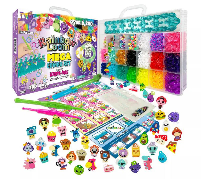 Rainbow Loom Mega Combo Bracelet Making Set with Loomi Pals