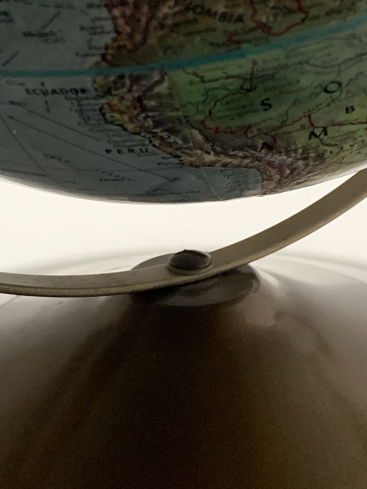 Vintage Replogle Land And Sea Double Axis 12” Diameter Globe