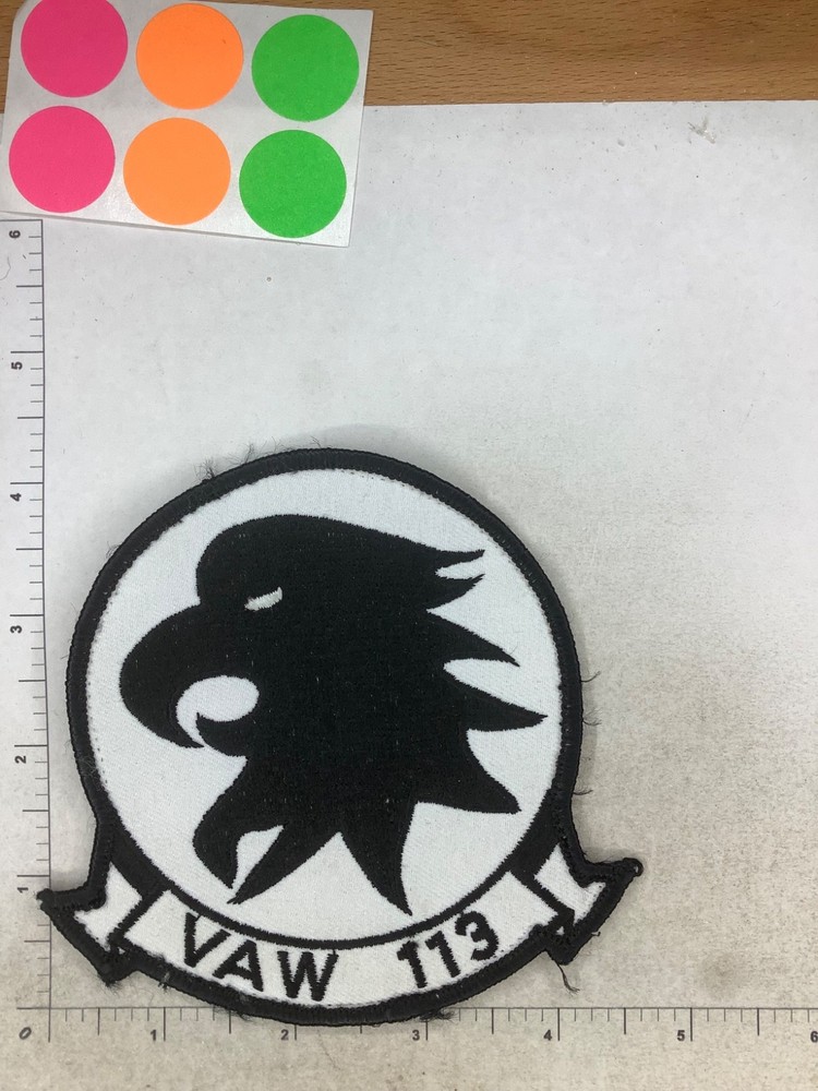 US NAVY  VAW-113 SQUADRON PATCH