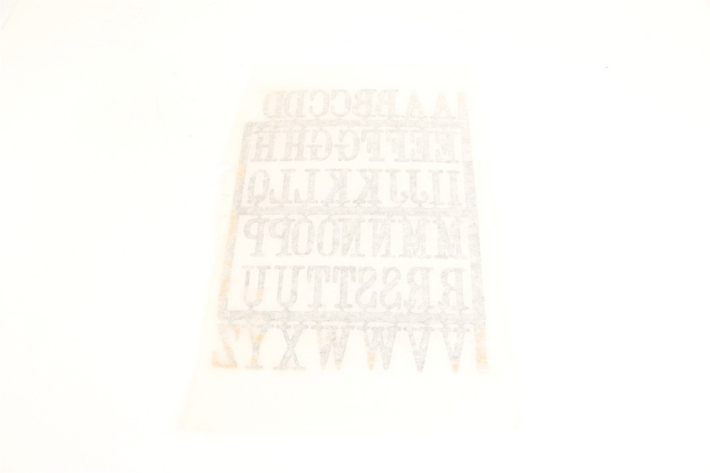 Clock Dial Alphabet - Plastic 1 inch - NOS - VS1028