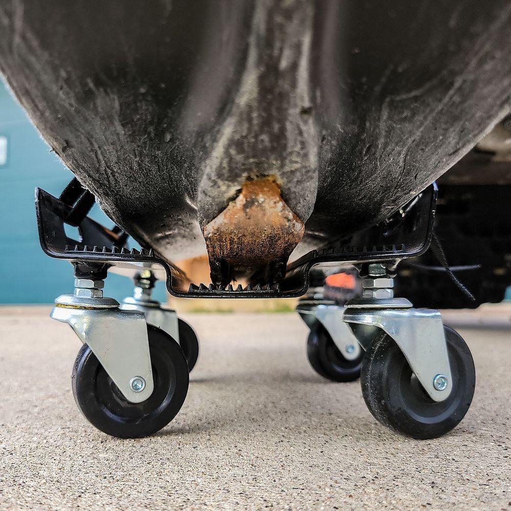 Black Ice Snowmobile Dolly Set