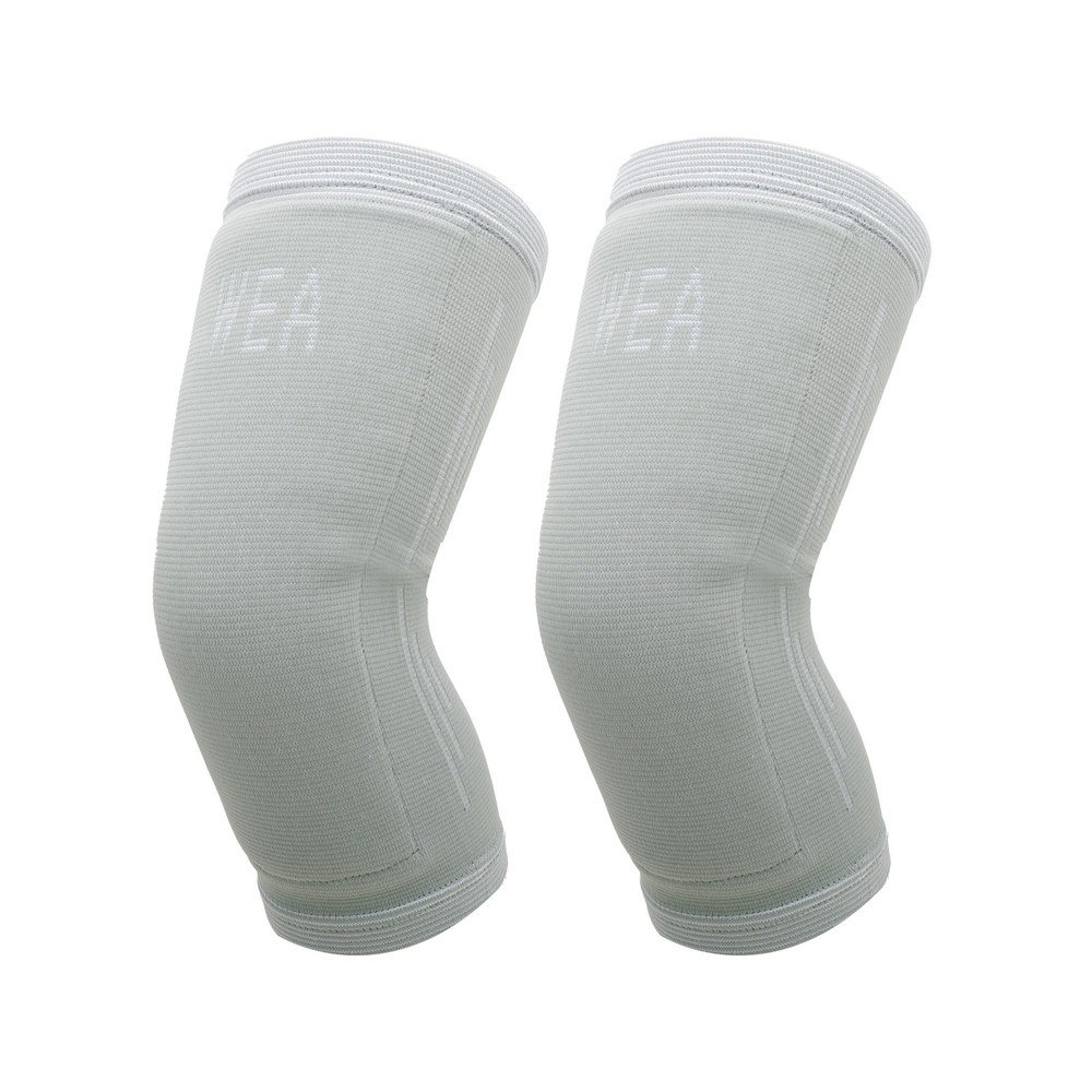 Simple Knee Pads Large Size Gray 1 Pair